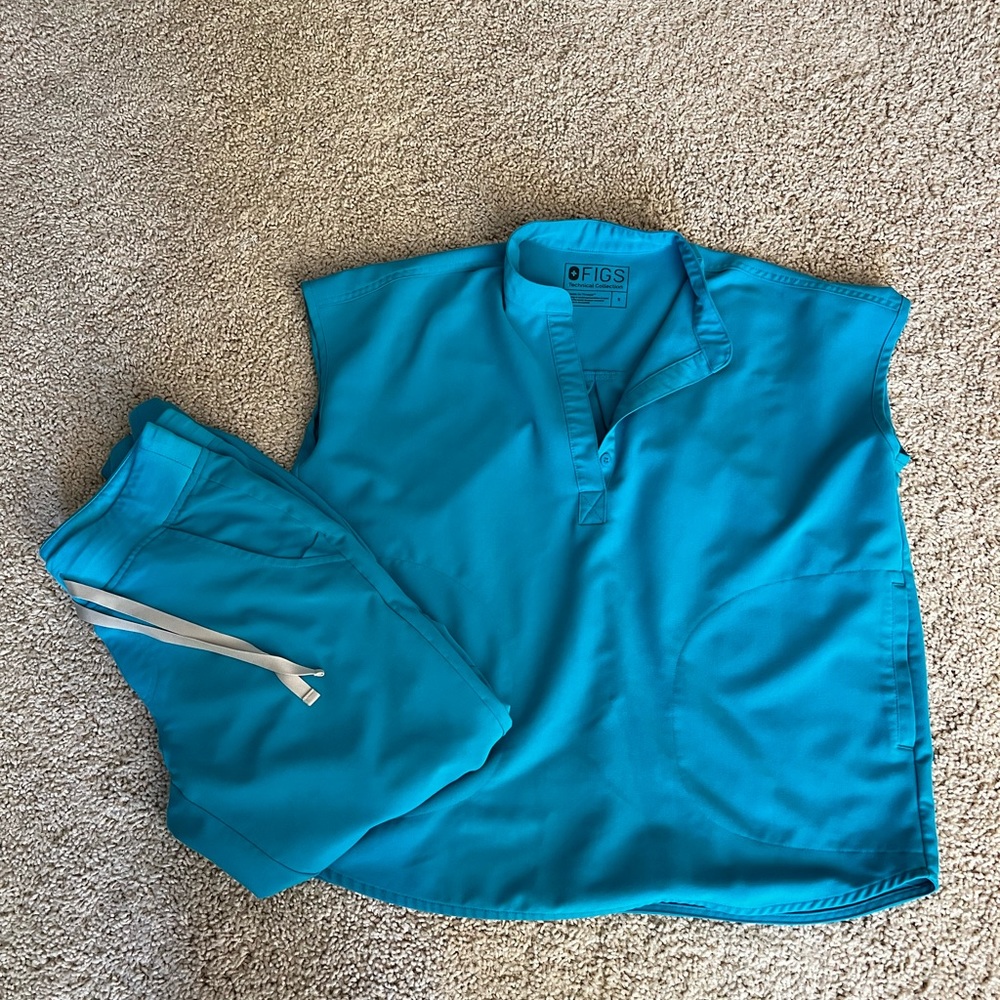FIGS WOMENS FIGS TEAL SCRUBS